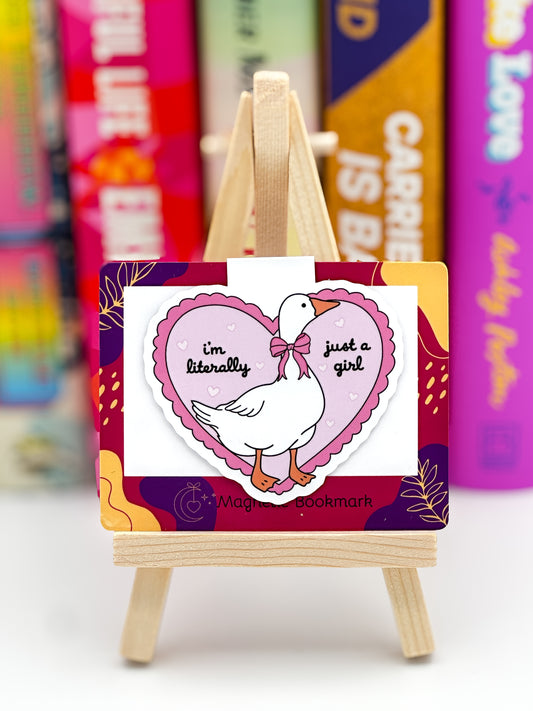 I'm Literally Just a Girl – Magnetic Bookmark