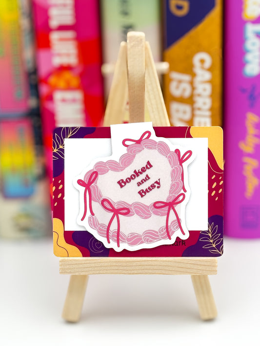 Booked and Busy – Magnetic Bookmark
