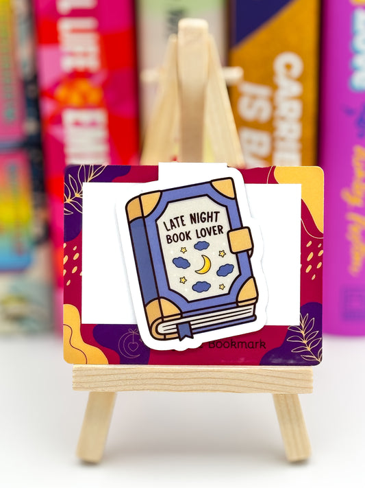 Late Night Book Lover – Magnetic Bookmark