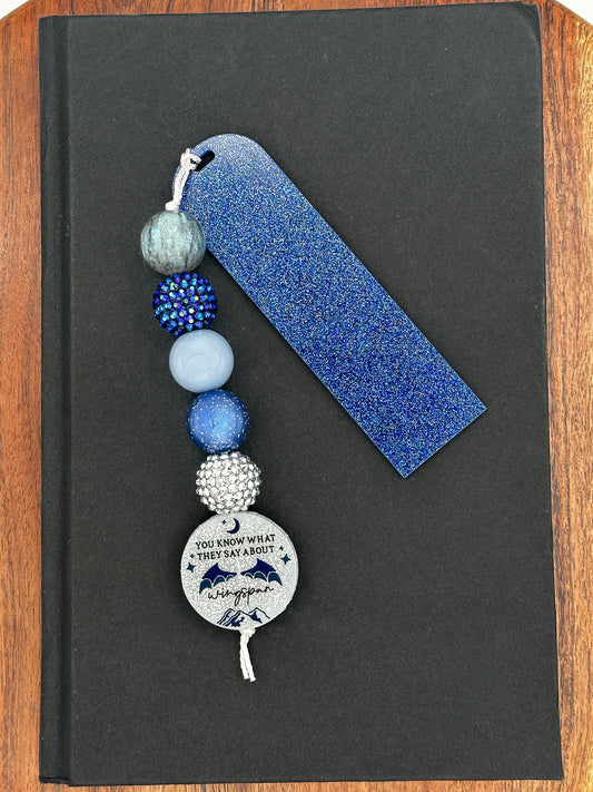 You Know What They Say About Wingspan – Fantasy Bookmark 💙✨🦇