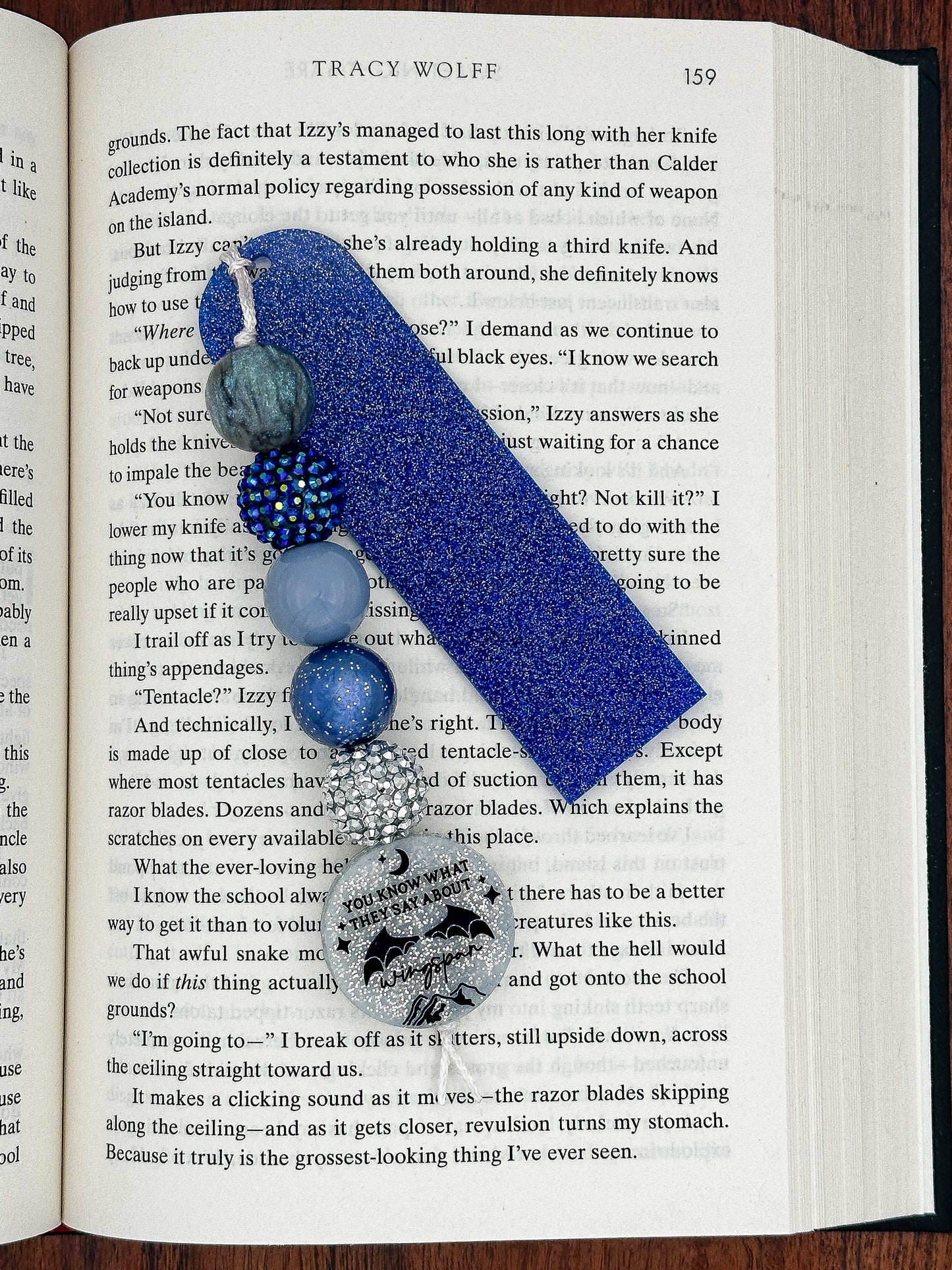 You Know What They Say About Wingspan – Fantasy Bookmark 💙✨🦇