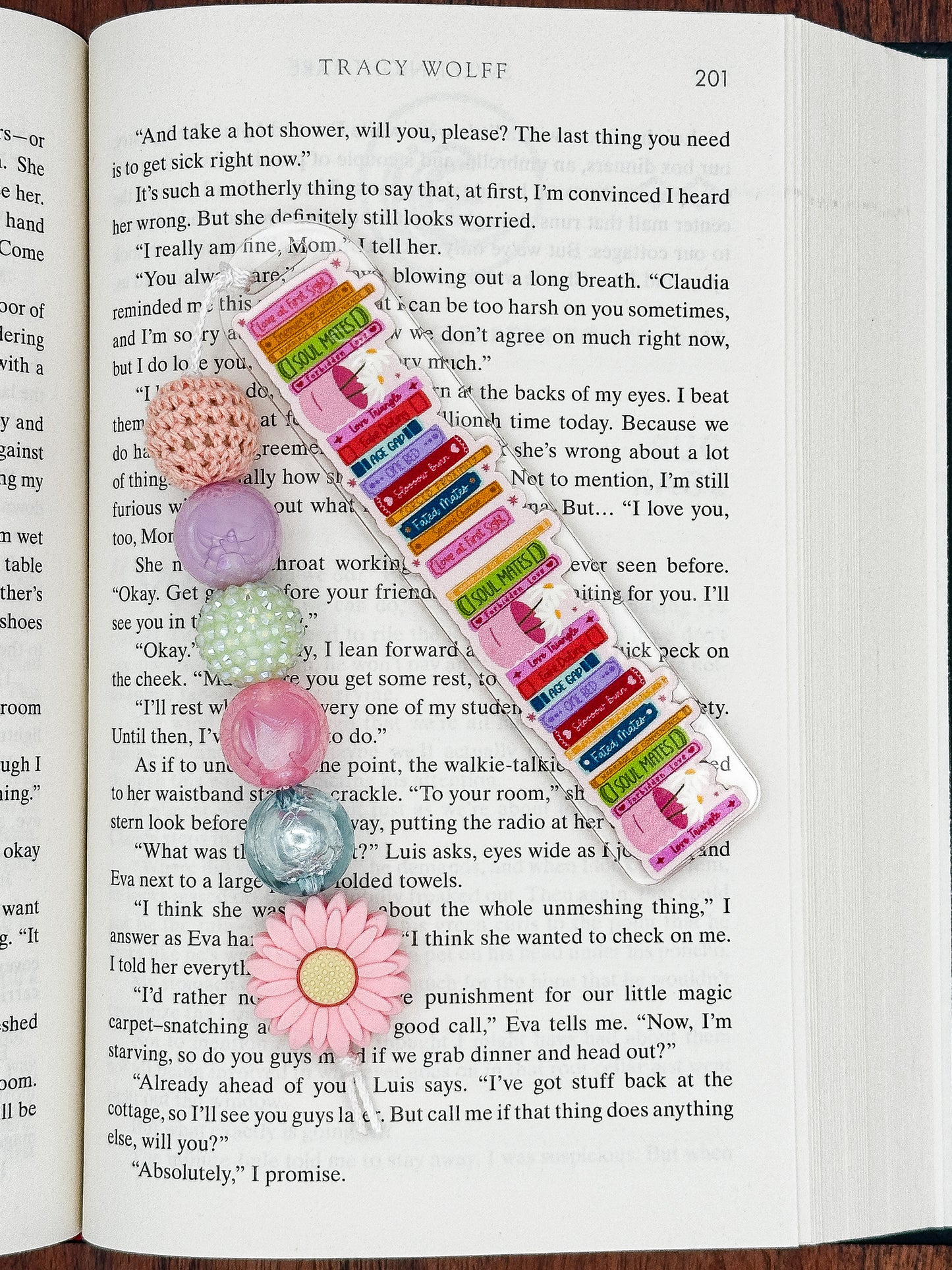 Soulmates & Daisies Bookmark