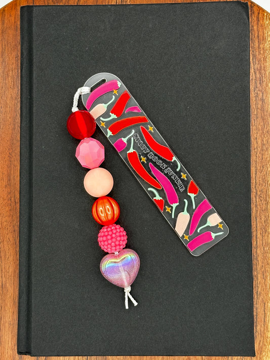 Too Hot to Handle Spicy Book Junkie Bookmark