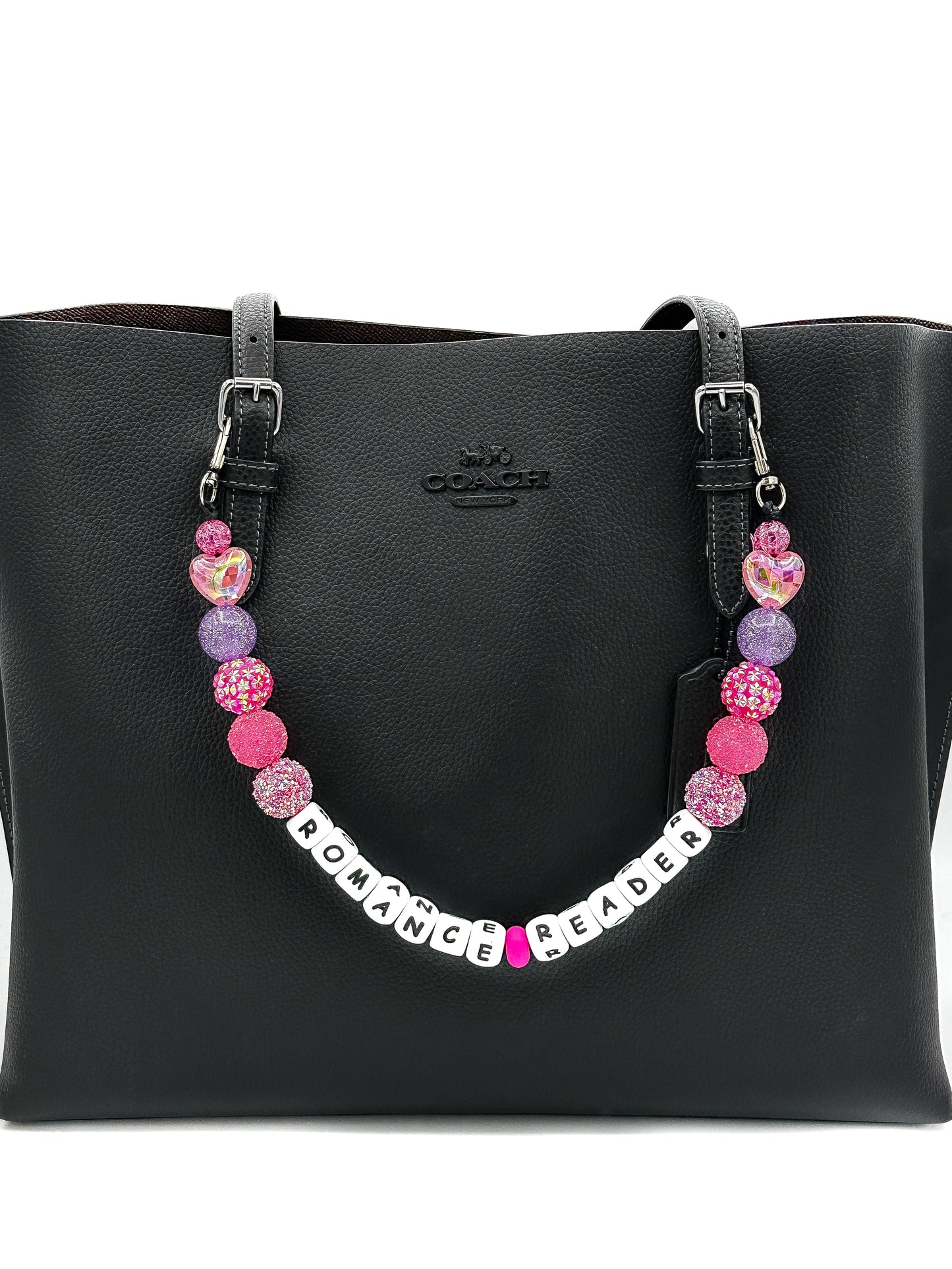 Romance Reader Purse Charm – Pink & Purple