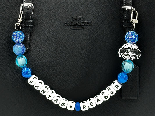 Bat Boys Fantasy Reader Purse Charm – Blue
