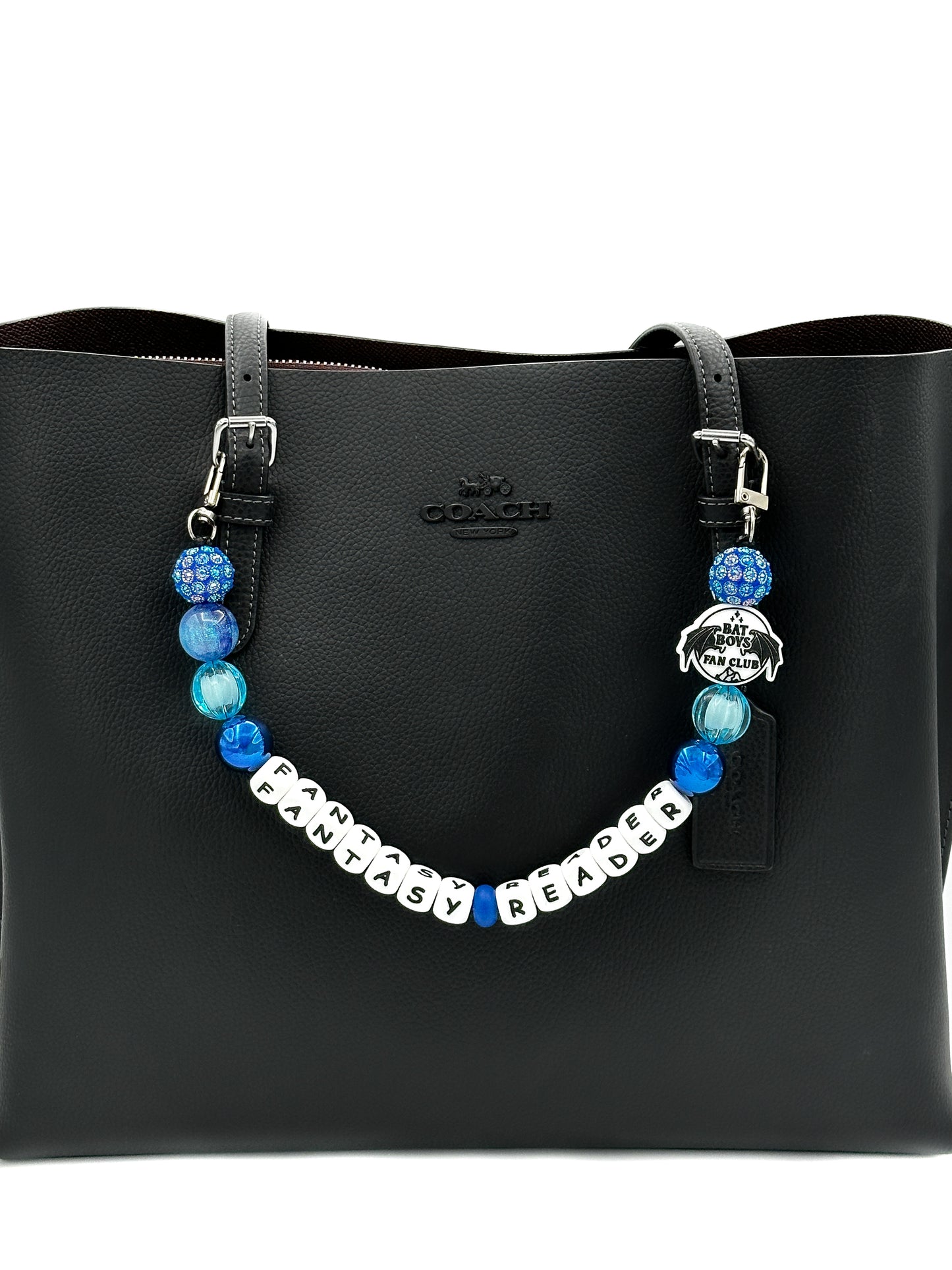 Bat Boys Fantasy Reader Purse Charm – Blue