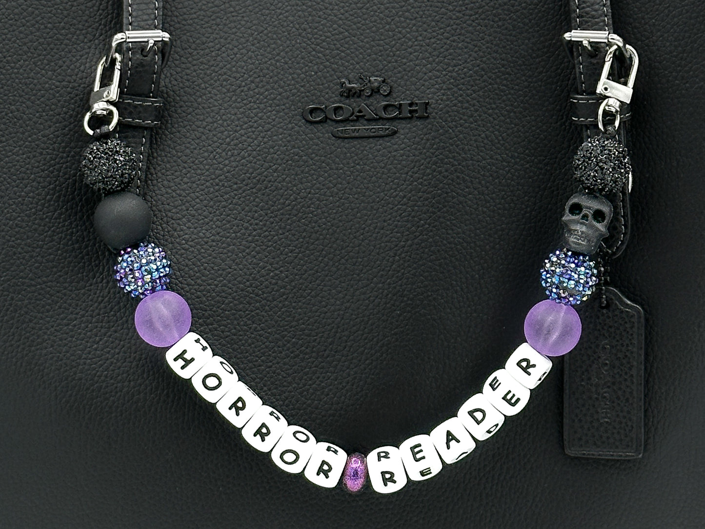 Creepin’ It Real Horror Reader Purse Charm