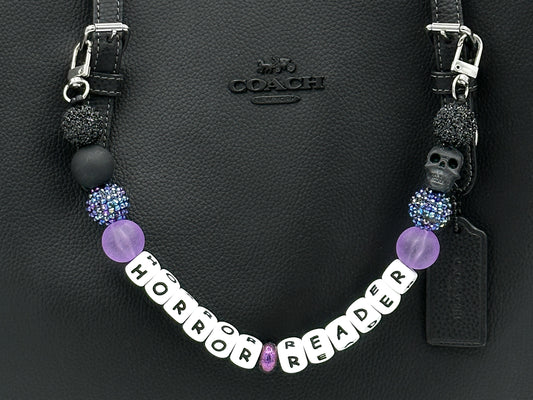 Creepin’ It Real Horror Reader Purse Charm