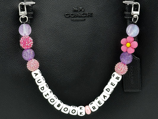 Stop & Listen Audiobook Reader Purse Charm