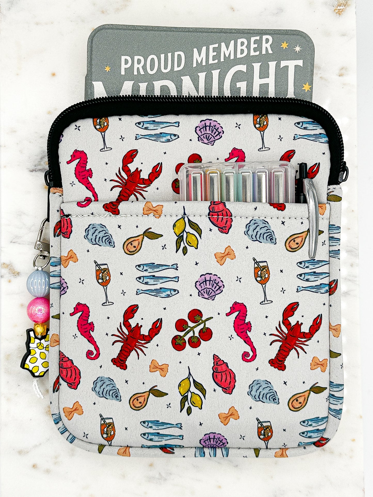Coastal Charm Book Sleeve – Seaside Reader