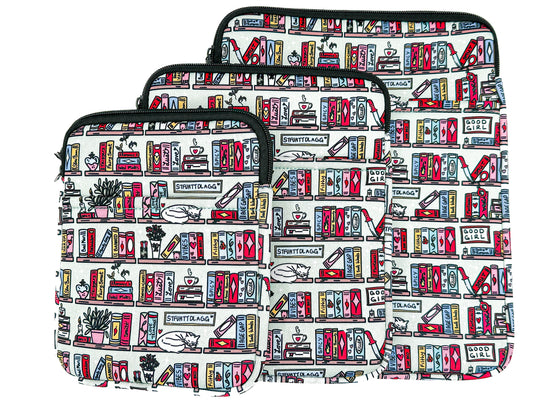 Romance Bookshelf Book Sleeve – Spicy Stack