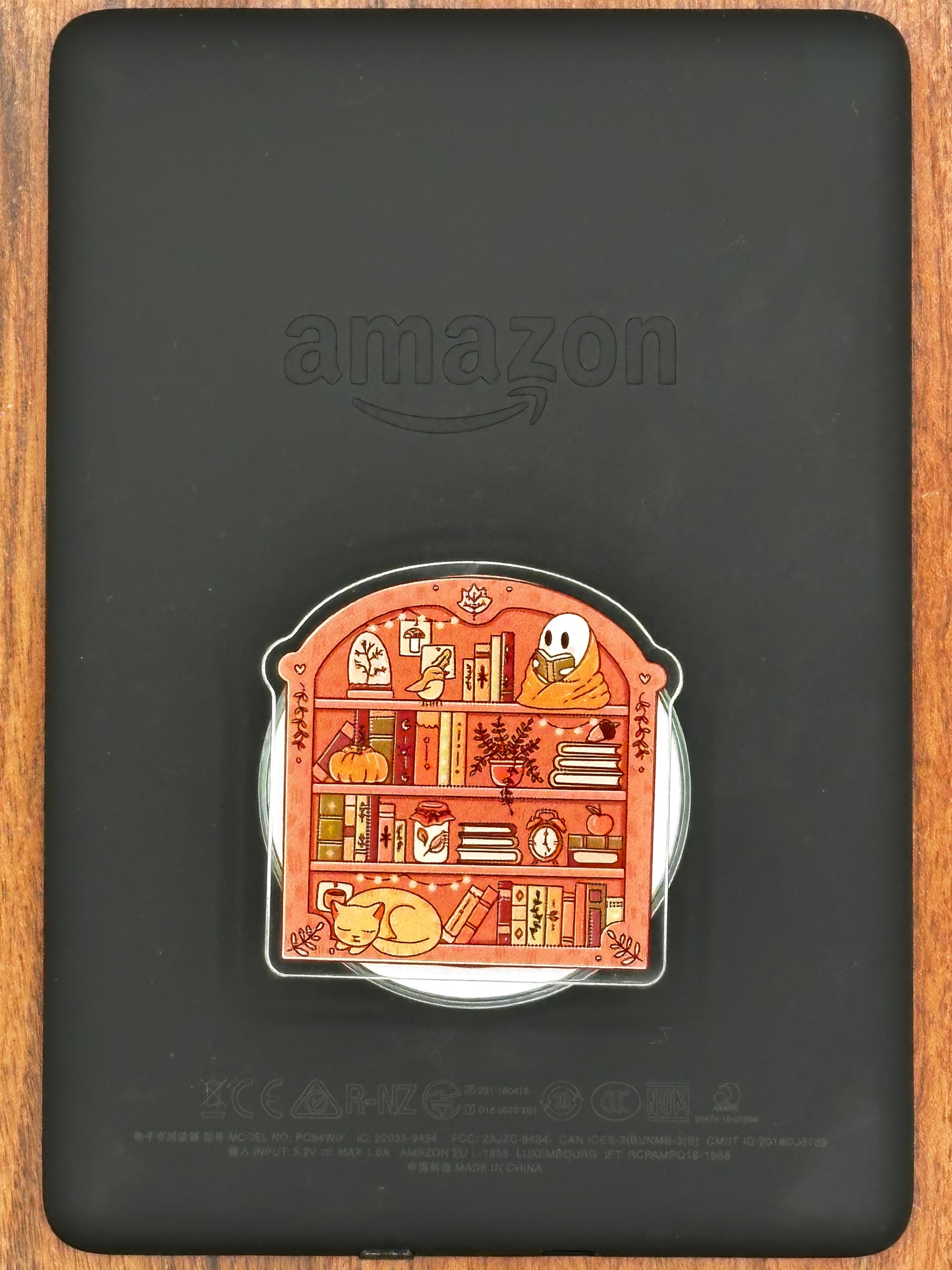 Haunted Bookshelf Magnetic Phone & Kindle Grip