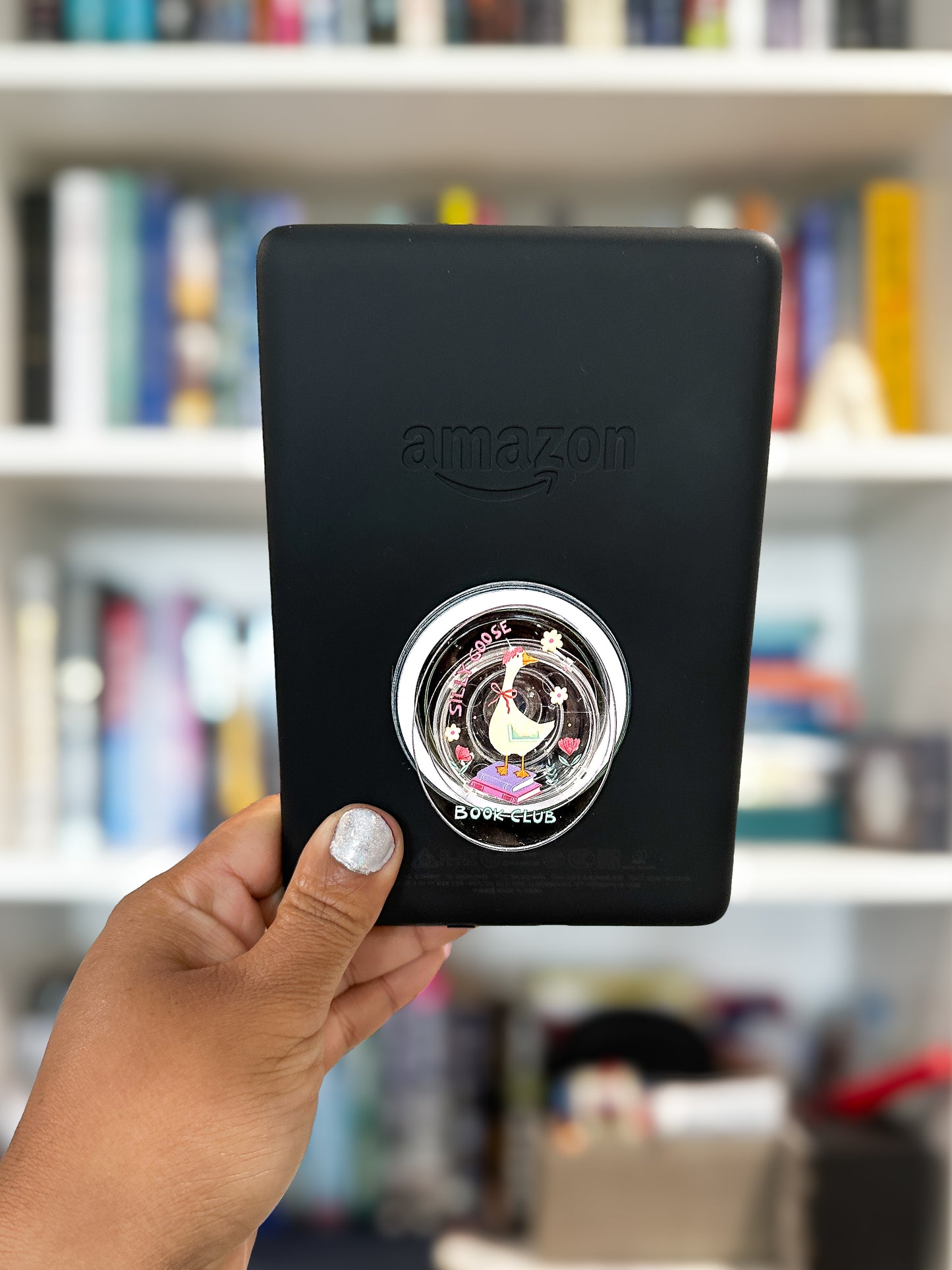 Silly Goose Book Club Magnetic Phone Grip