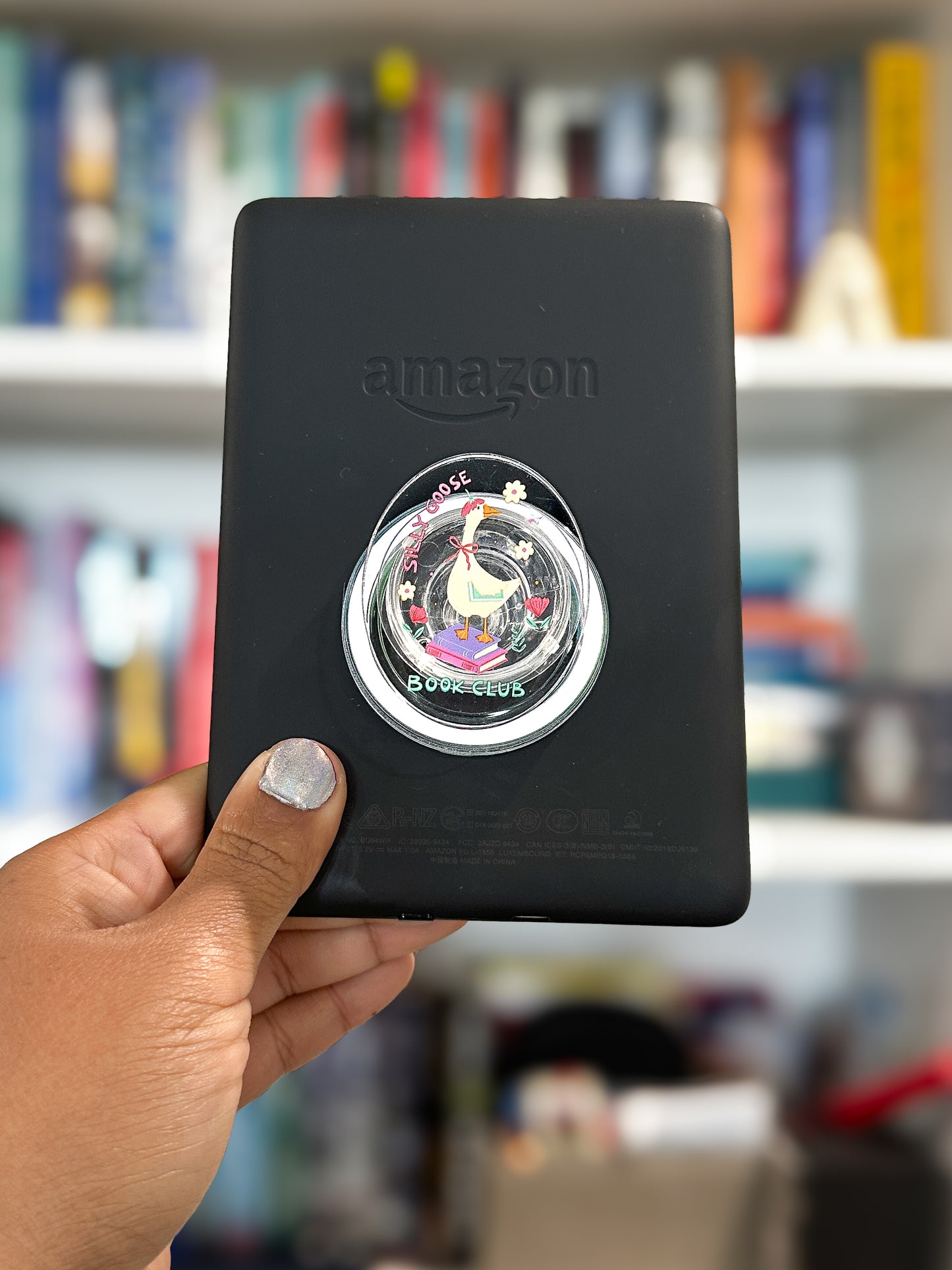 Silly Goose Book Club Magnetic Phone Grip