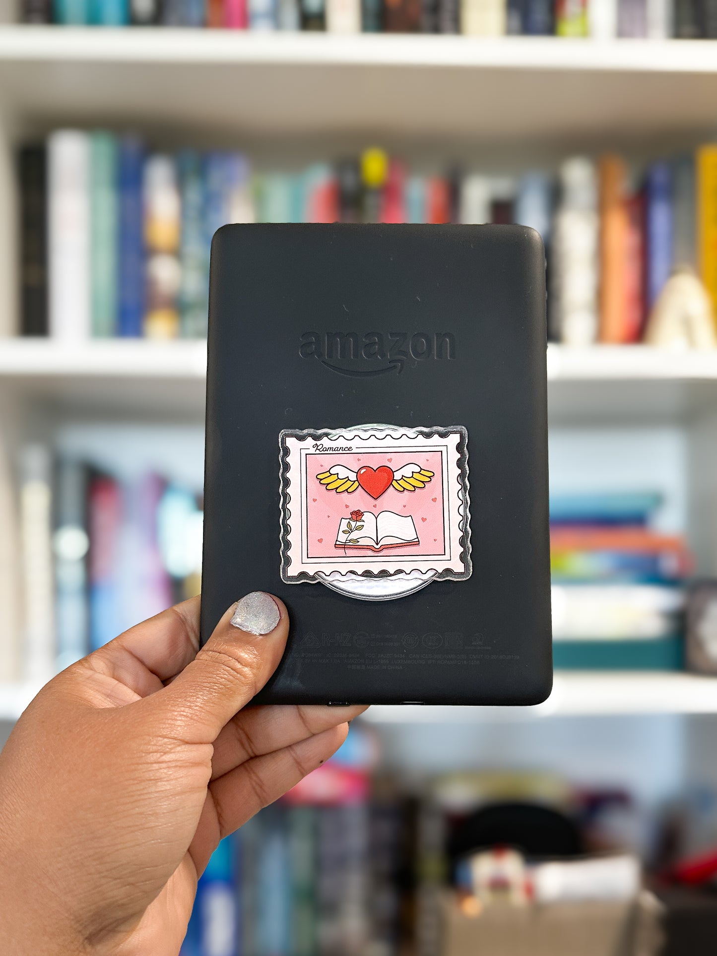 Romance Postage Stamp Magnetic Phone Grip