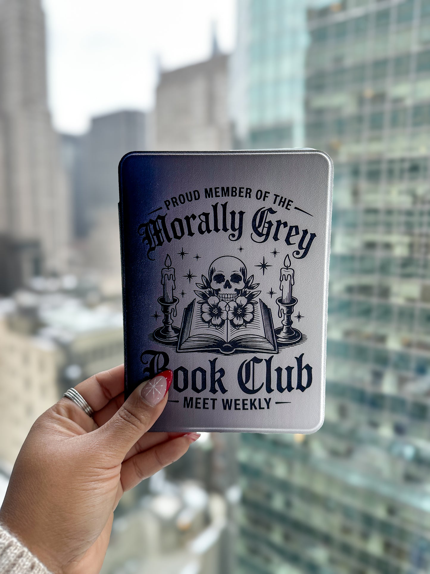 Morally Grey Book Club Kindle Case