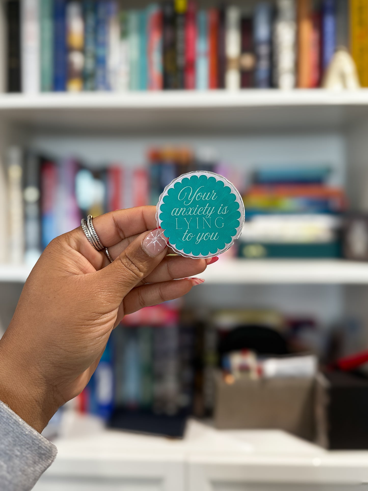 Your Anxiety Is Lying to You Magnetic Phone & eReader Grip