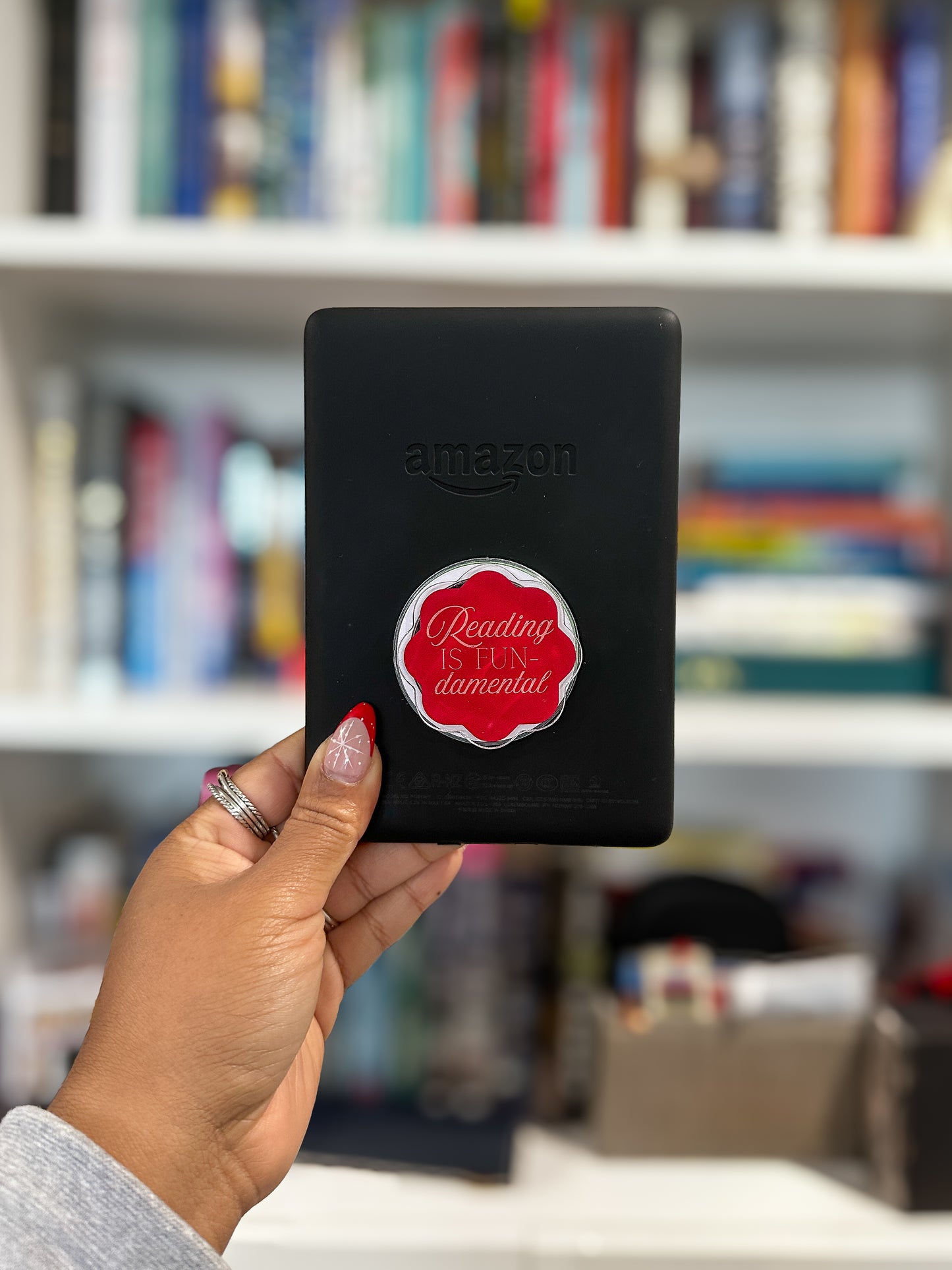 Reading Is Fun-damental MagSafe Phone & Kindle Grip