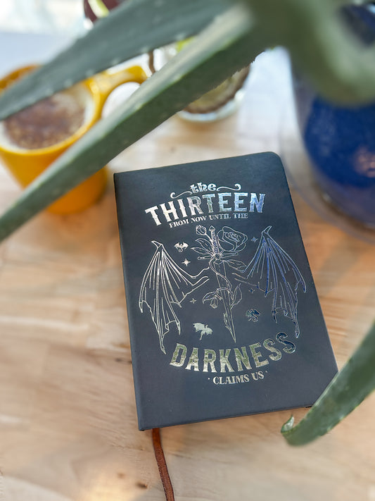 Until Darkness Claims Us Fantasy Silver Foil Journal (A5)