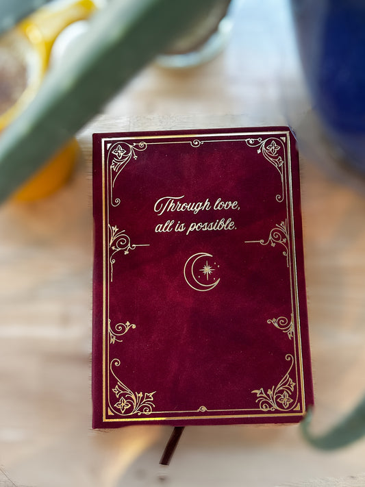 Through Love, All Is Possible Gold Foil A5 Journal