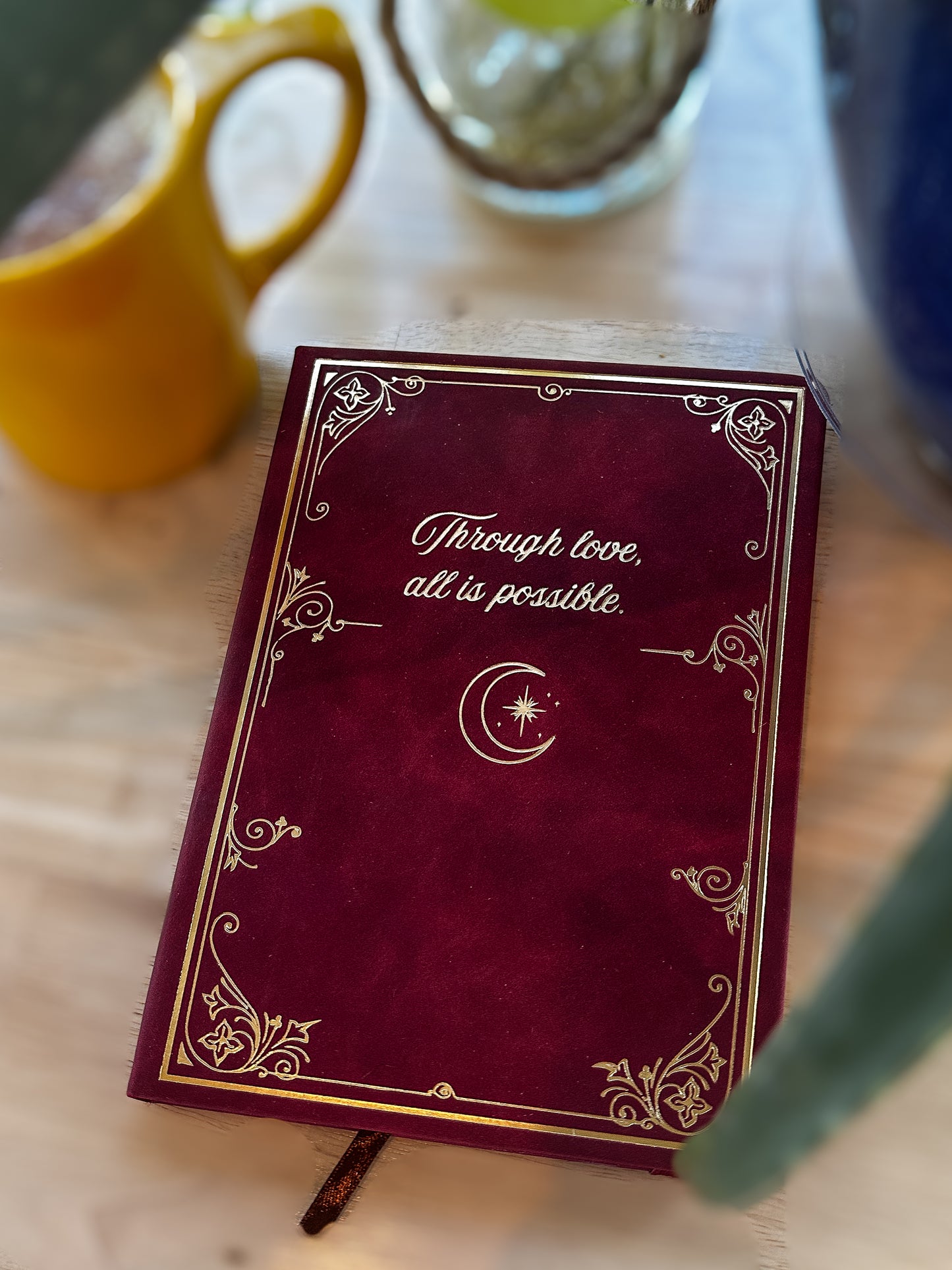 Through Love, All Is Possible Gold Foil A5 Journal