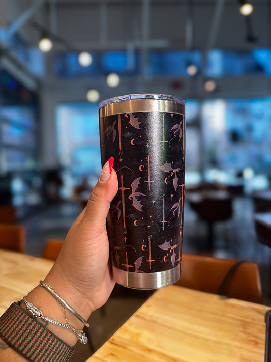 Midnight Dragons 20oz Stainless Steel Tumbler