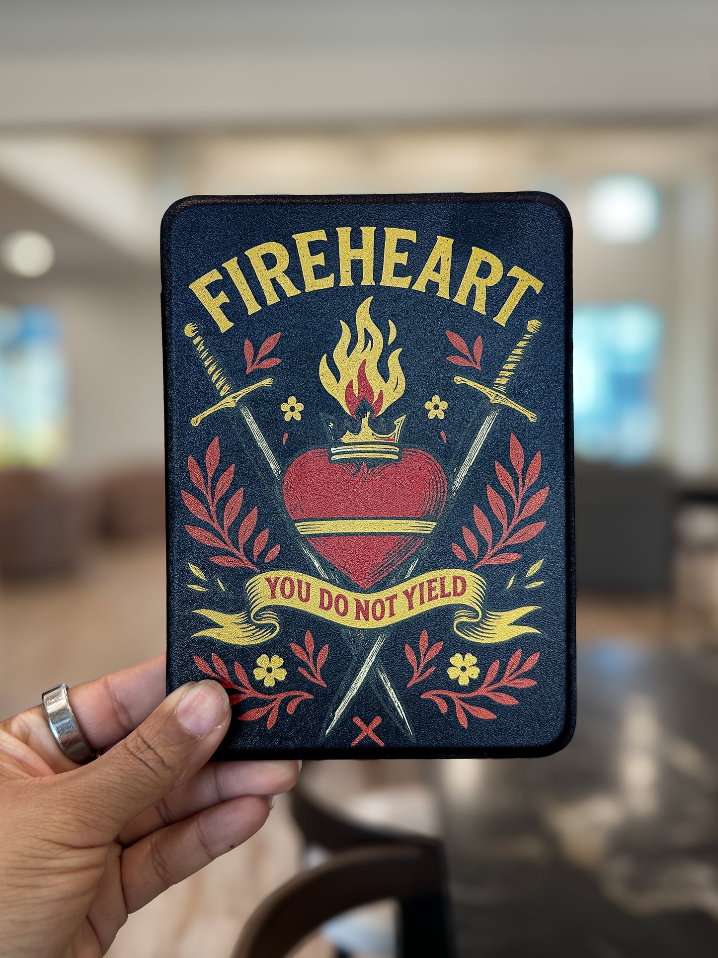 Fireheart – “You Do Not Yield” Kindle Case