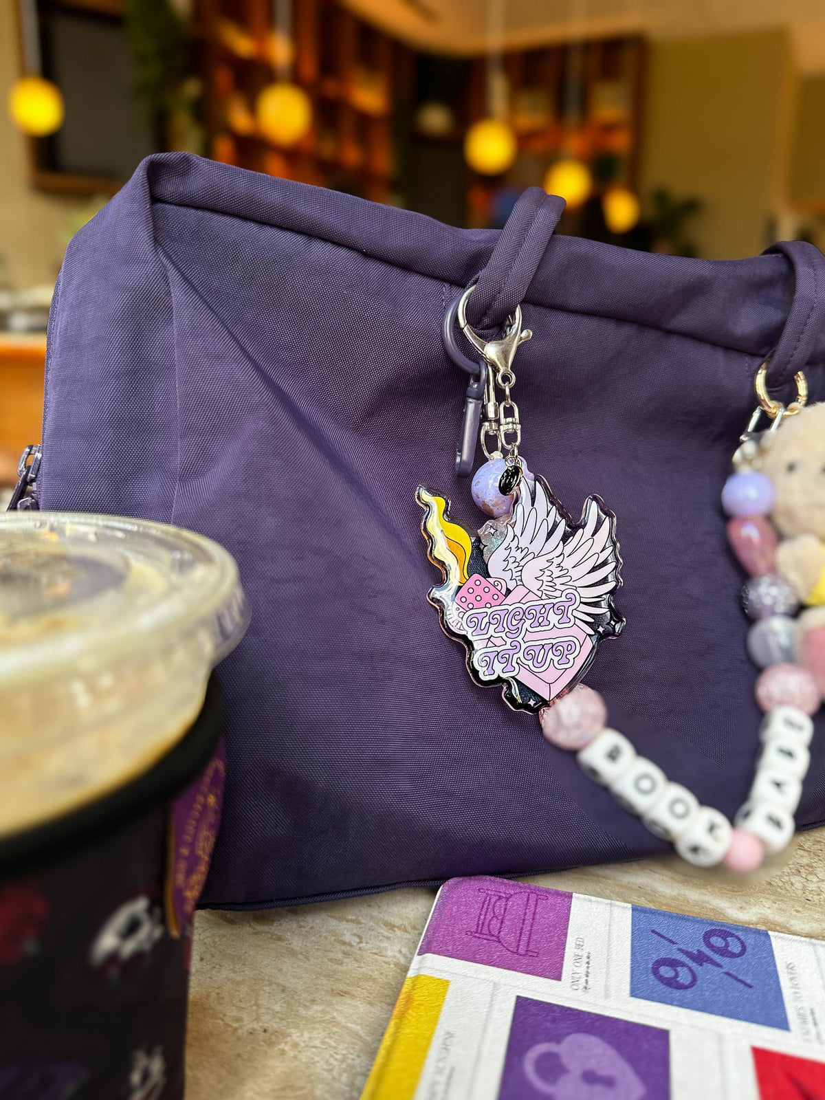 Light It Up Acrylic Bag Charm