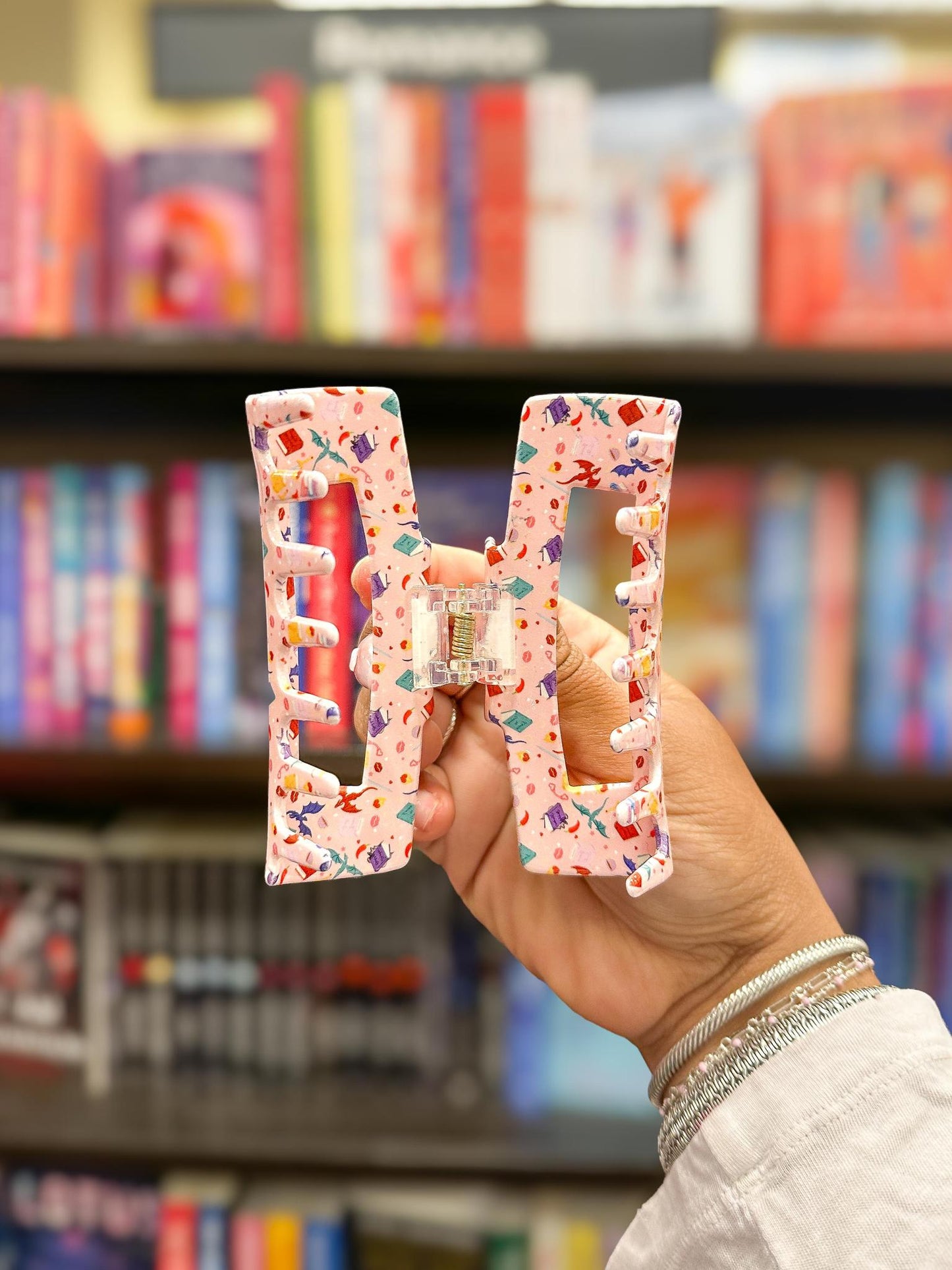 Spicy Book Club Bookish Hair Claw Clip