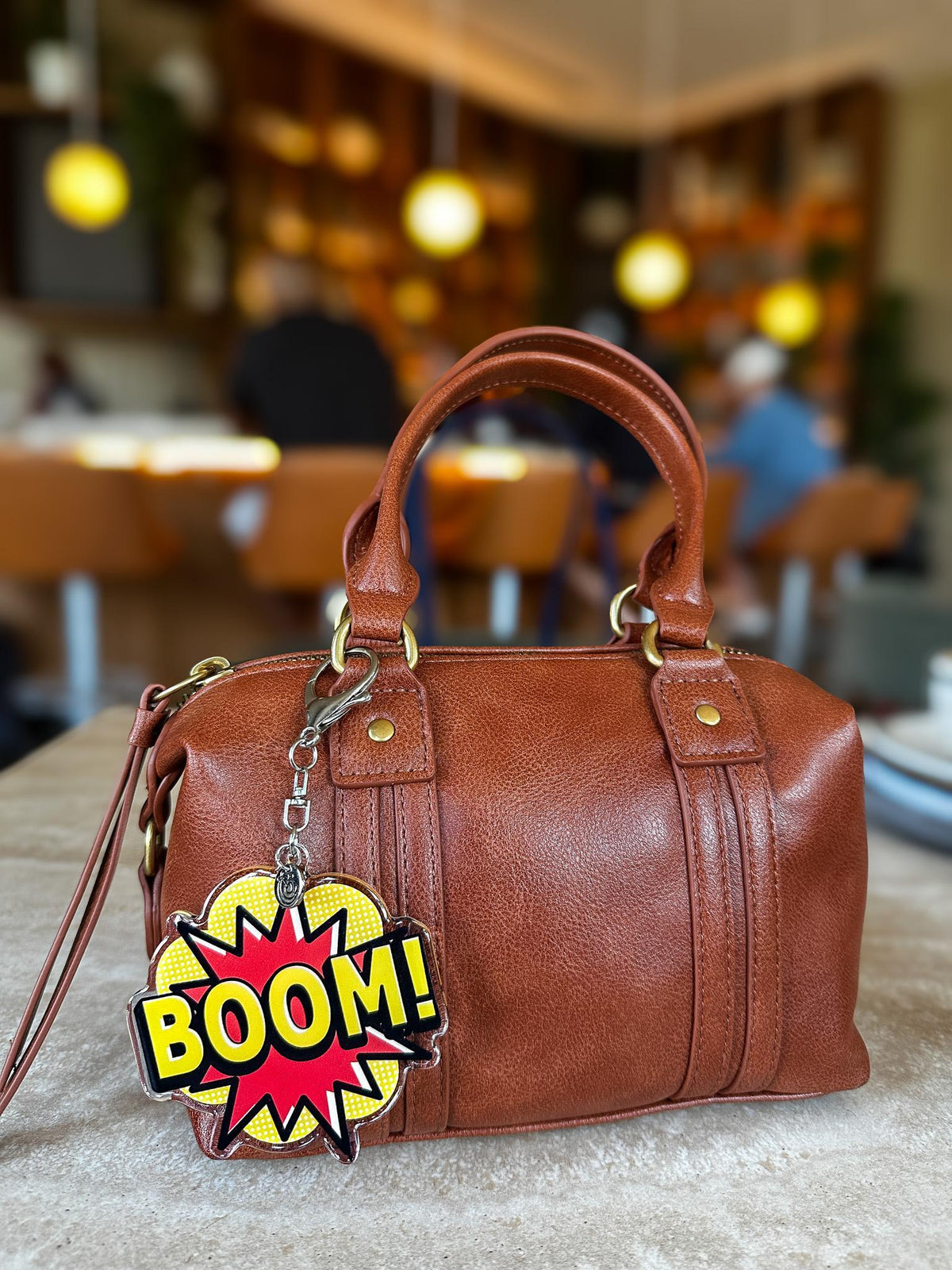 Boom! Comic Book Style Acrylic Bag Charm