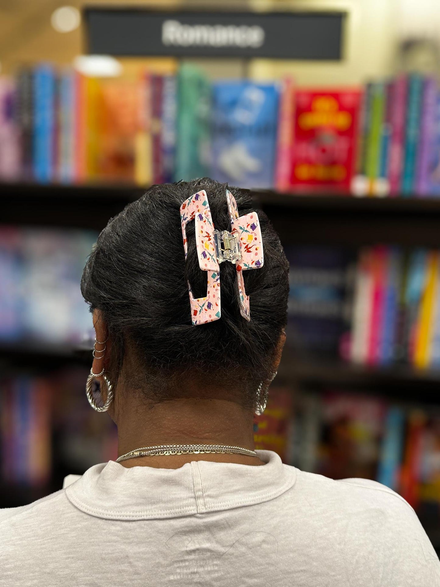 Spicy Book Club Bookish Hair Claw Clip