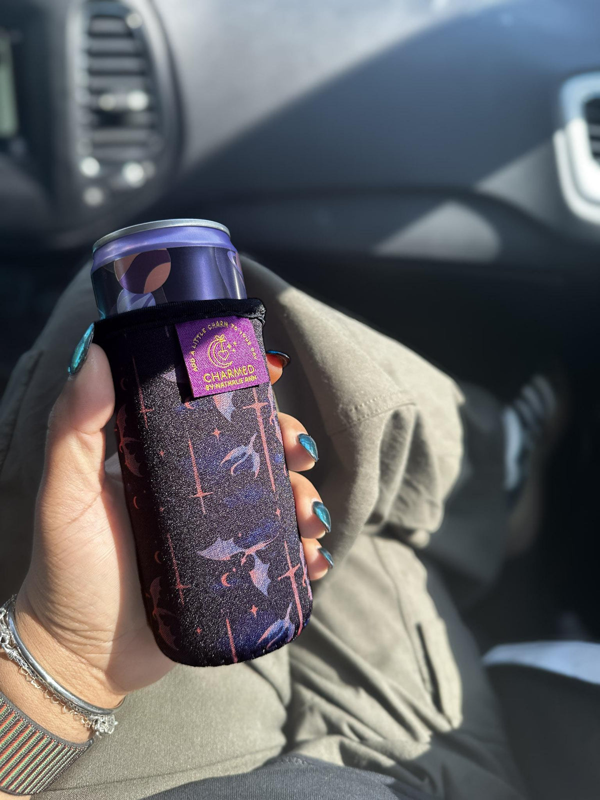 Midnight Dragon Slim Can Sleeve