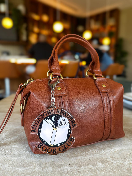 Midnight Readers Book Club Acrylic Bag Charm