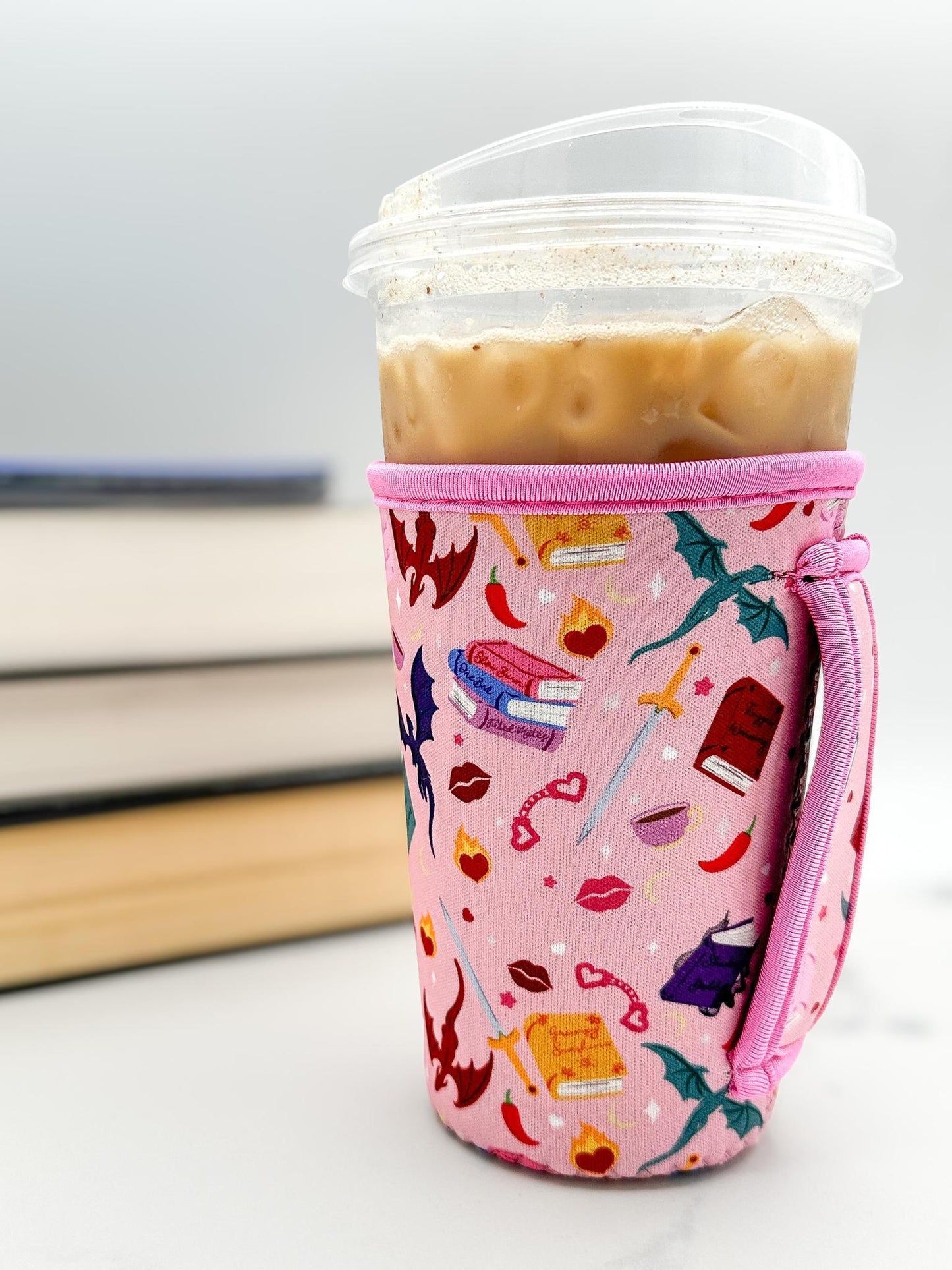Spicy Book Club Drink Sleeve & Ice Cream Pint Insulated Sleeve
