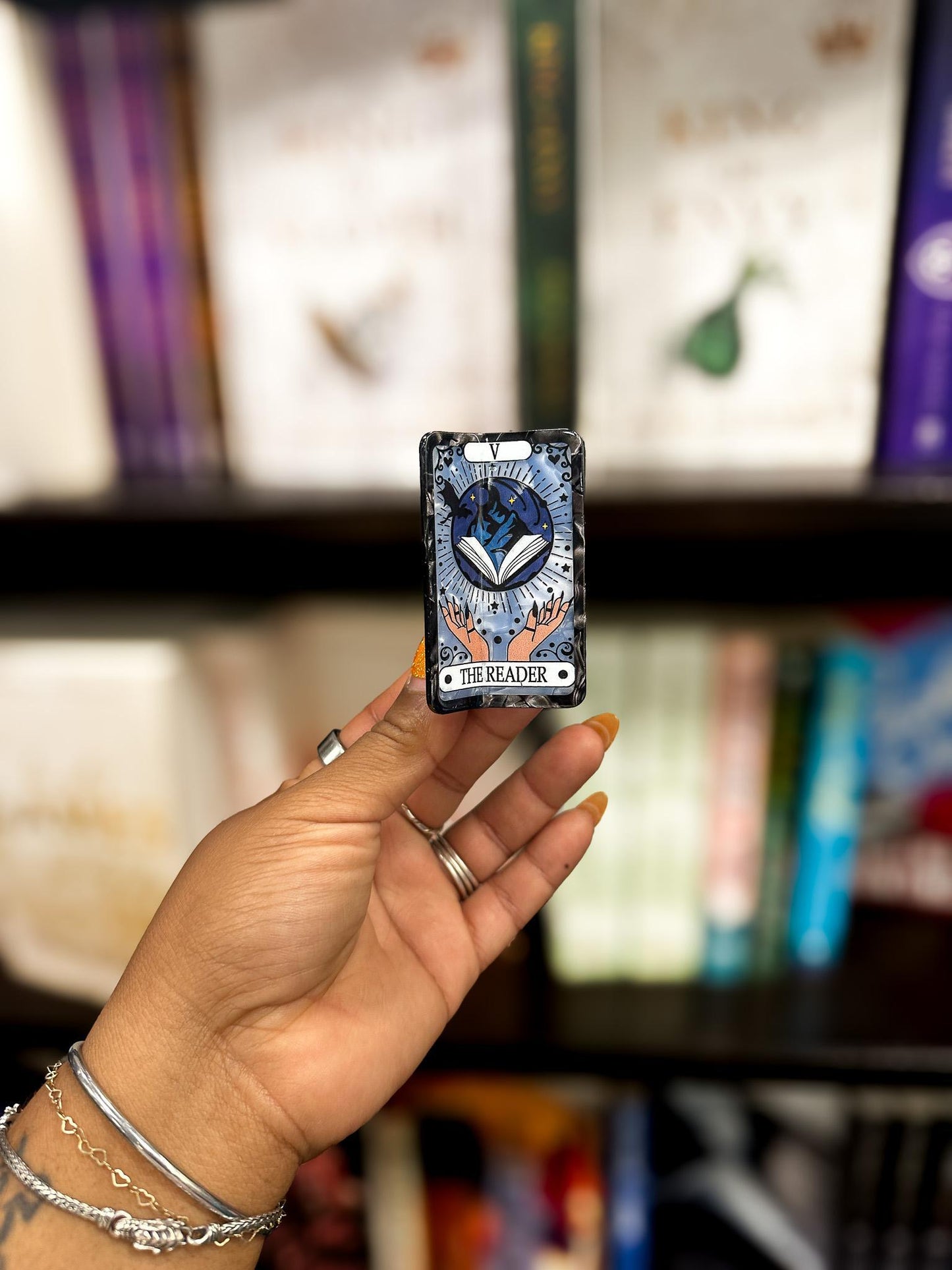 The Reader Tarot Card Hair Claw Clip