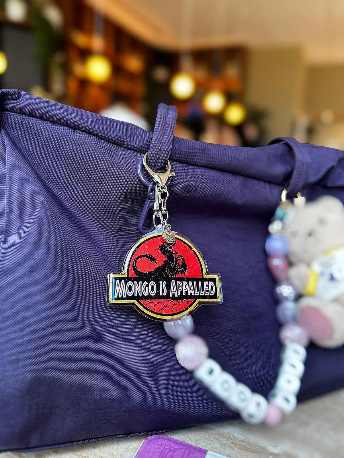 Appalled Chaos Raptor Acrylic Bag Charm