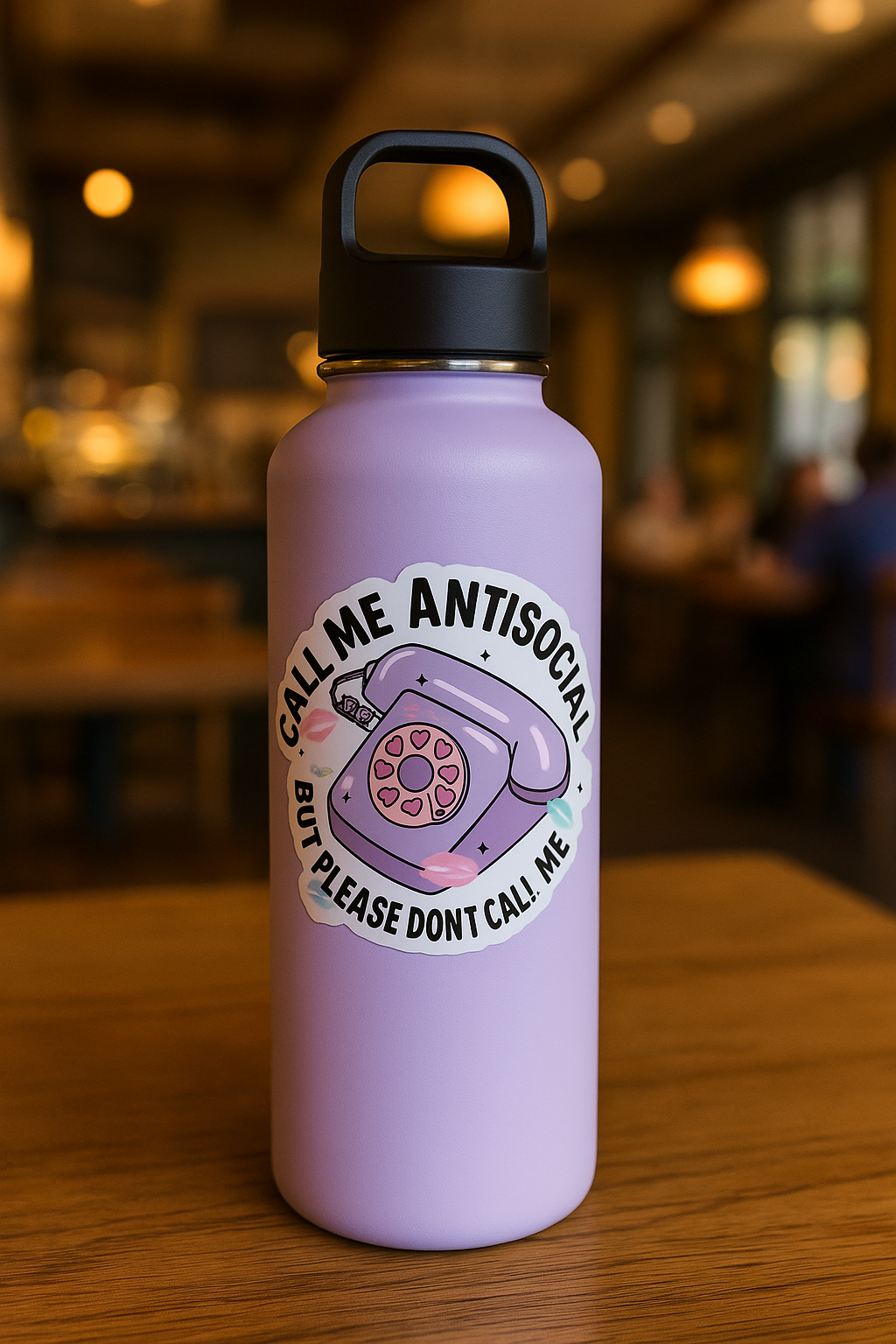 Call Me Antisocial But Please Don’t Call Me Sticker