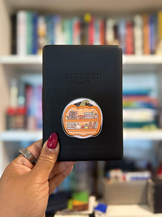 Pumpkin Patch TBR Magnetic Phone & Kindle Grip