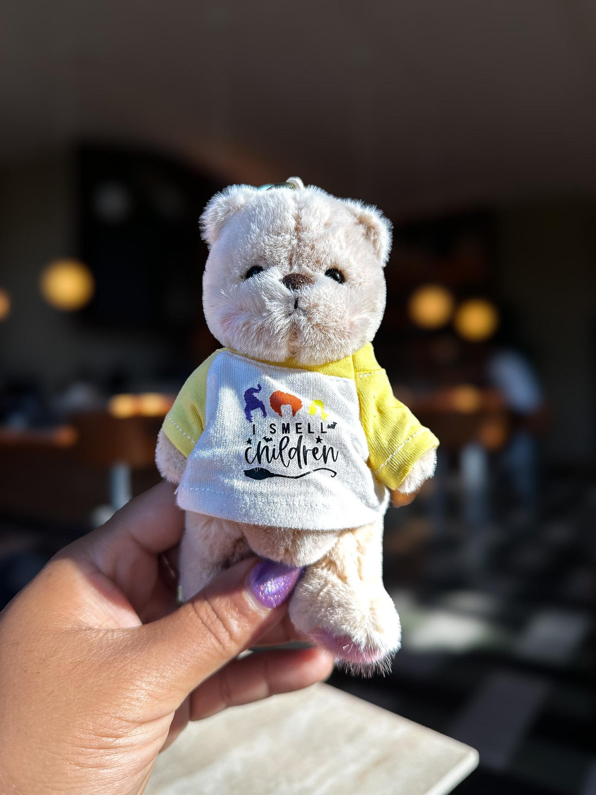 I Smell Children Halloween Teddy Bear Bag Charm
