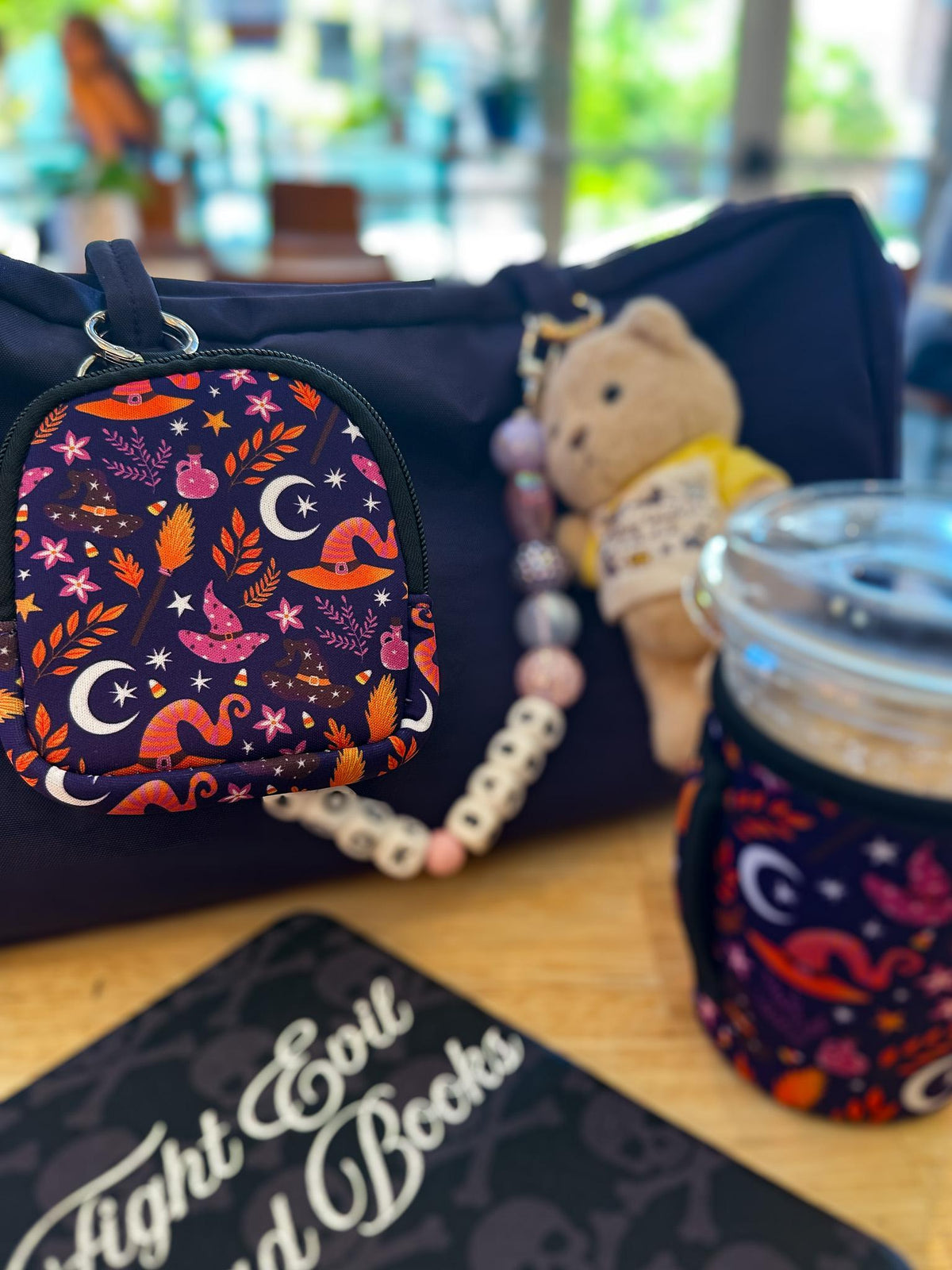 Spellbound Mini Zippered Pouch Bag Charm