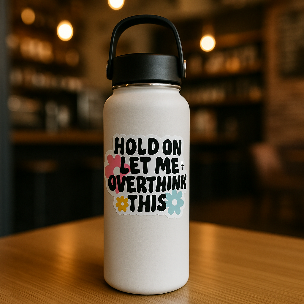 Hold On Let Me Overthink This Sticker