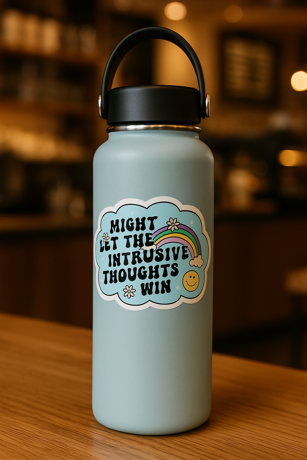 Might Let the Intrusive Thoughts Win Sticker